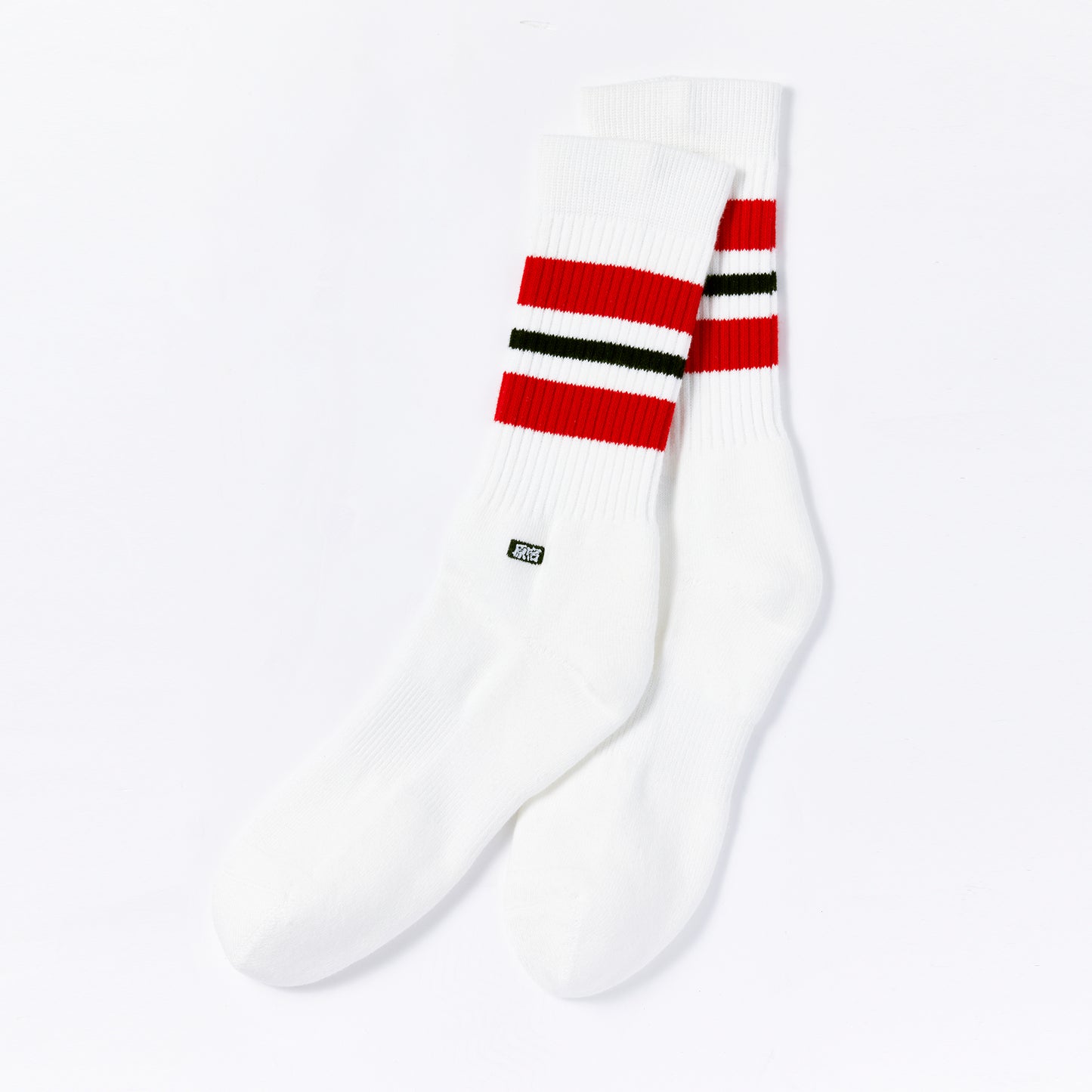 ORIGINAL HARAJUKU LOGO LINE SOCKS - RED