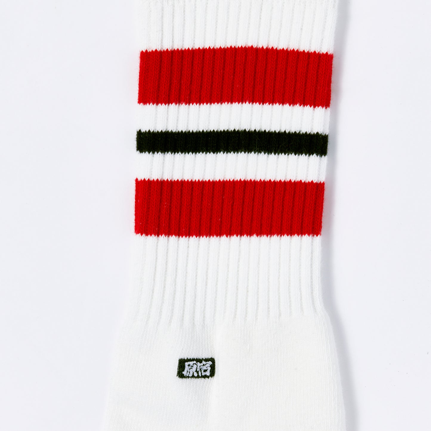 ORIGINAL HARAJUKU LOGO LINE SOCKS - RED