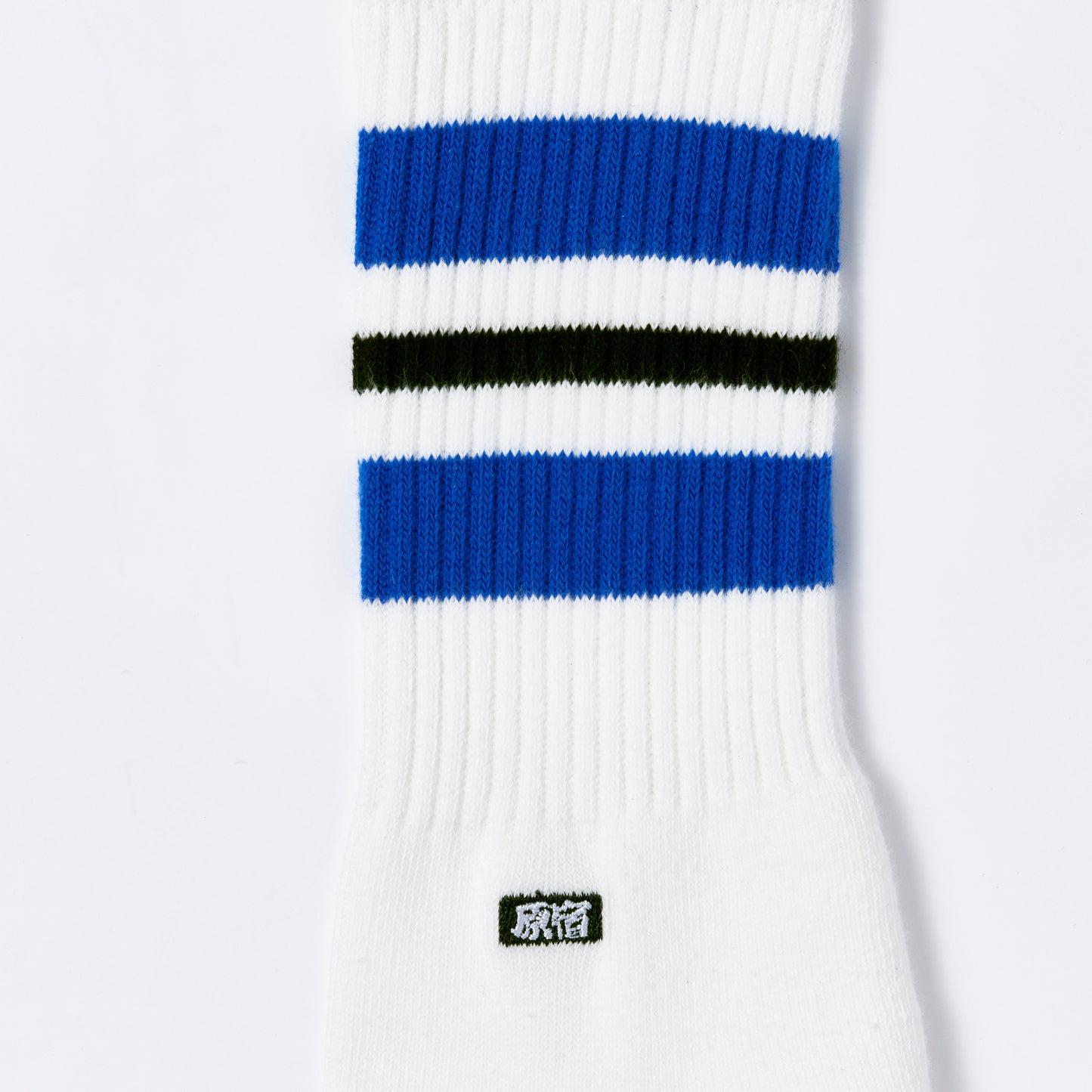 ORIGINAL HARAJUKU LOGO LINE SOCKS - BLUE